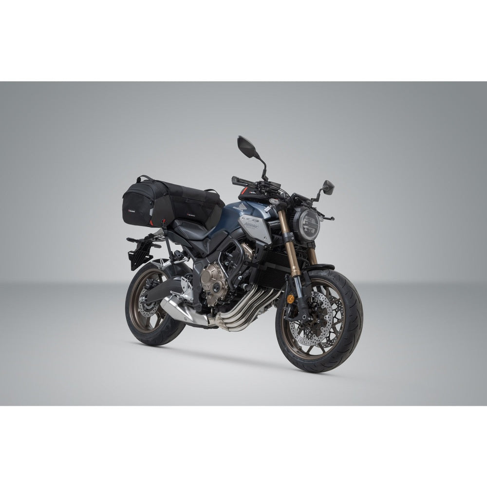 PRO Travelbag tail bag. 1680D Ballistic Nylon. Black/Anthracite.