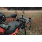 PRO Rackpack tail bag. 1680D Ballistic Nylon. Black/Anthracite. 32-42 l.