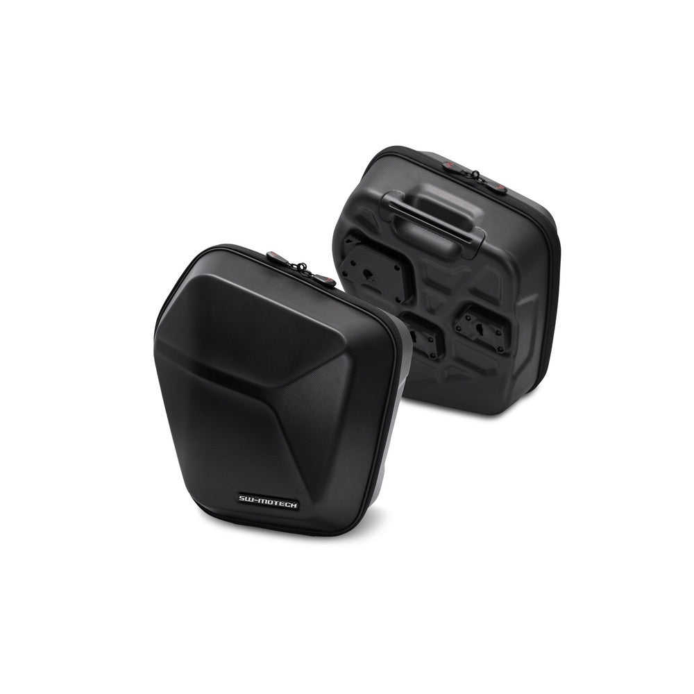 URBAN ABS side case set. 2x 16.5 l. ABS plastics. For SLC side carrier.(BOM)