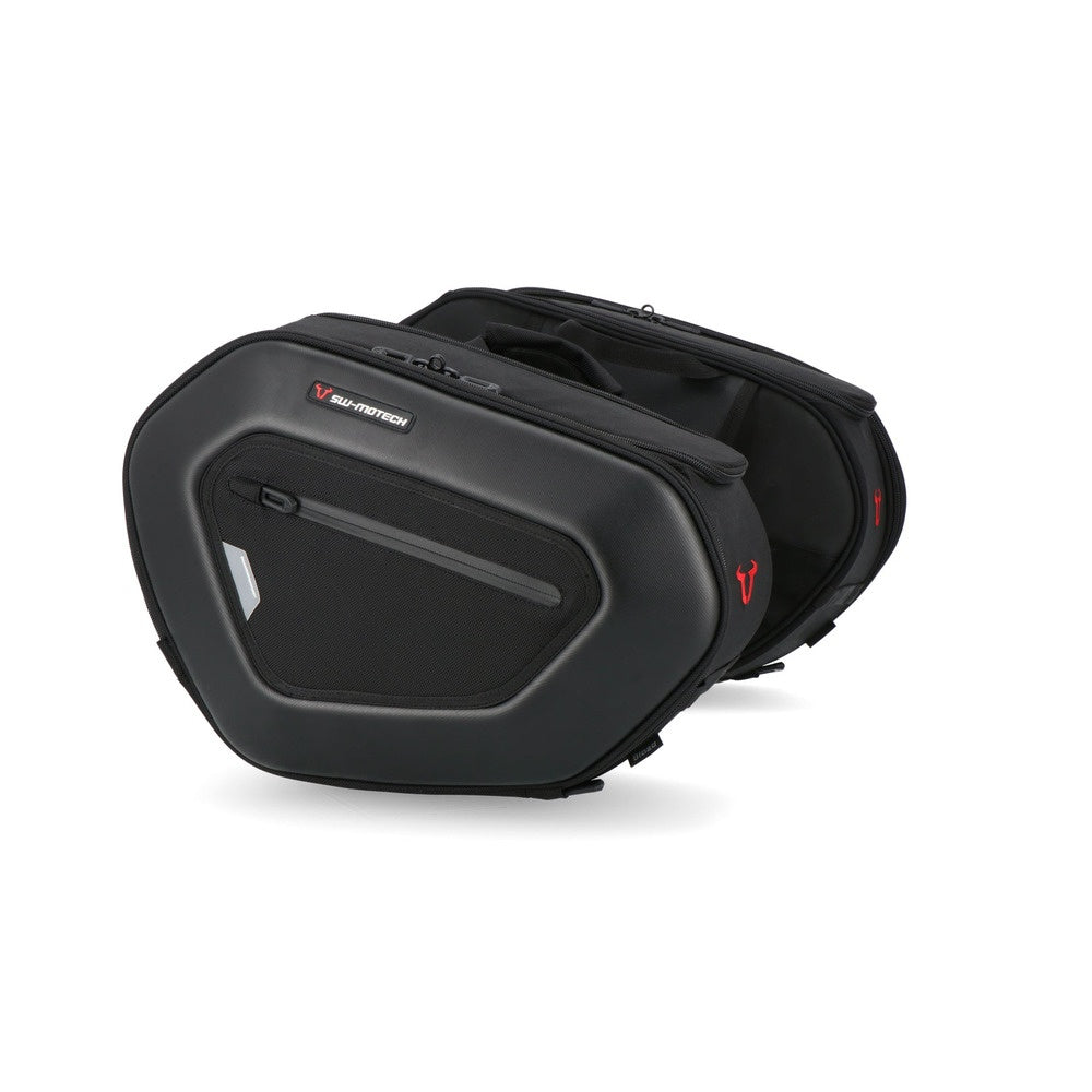 PRO BLAZE saddlebags. 1680D Ballistic Nylon. Black. In pairs.
