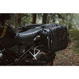 SysBag WP L with left adapter plate. 27-40l. Waterproof. For side carriers/carriers
