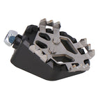 ADVENTURE step for brake pedal. Black/Silver.