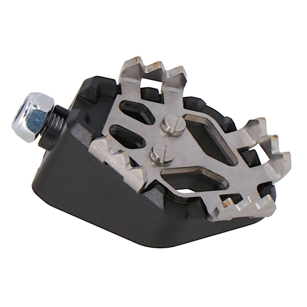 ADVENTURE step for brake pedal. Black/Silver.
