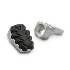 EVO footrest. Stainless steel. Adjustable.