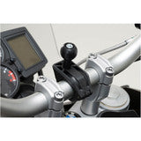 1" ball kit. Incl. M6/M8 screws, handelbar clamp for diam 22-28mm. Hover Image