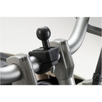 1" ball kit. Incl. M6/M8 screws, handelbar clamp for diam 22-28mm.