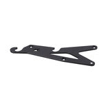 Adapter plate SLH for SLC. Black. Universal. For right side.