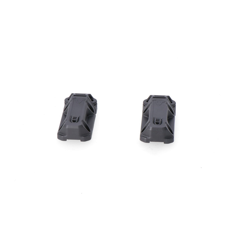 BLAZE saddlebag mounting set. With base and plug. No supports. Black.