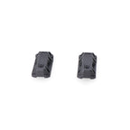 BLAZE saddlebag mounting set. With base and plug. No supports. Black.