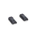 BLAZE saddlebag mounting set. With base and plug. No supports. Black.