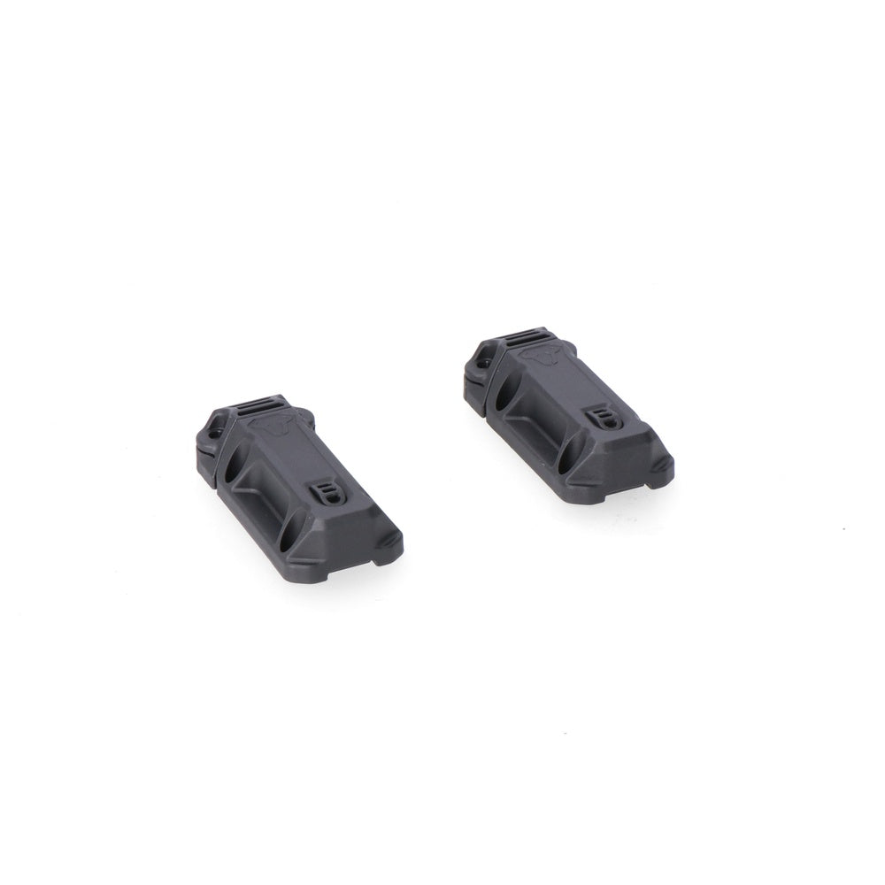 BLAZE saddlebag mounting set. With base and plug. No supports. Black.