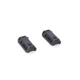 BLAZE saddlebag mounting set. With base and plug. No supports. Black. Main Image