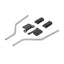 BLAZE saddlebag support arms. Suzuki GSX-S 1000 GT (21-). (HTA.05.740.81000/B)