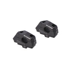 Bar back variable for diam22 handlebars. H=25mm. Back 5/10/15/20/25/30 mm. Black.