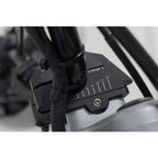 Bar back variable for diam22 handlebars. H=25mm. Back 5/10/15/20/25/30 mm. Black.