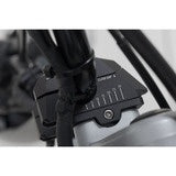 Bar back variable for diam22 handlebars. H=25mm. Back 5/10/15/20/25/30 mm. Black. Hover Image