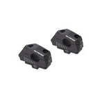Bar back variable for diam22 handlebars. H=25mm. Back 5/10/15/20/25/30 mm. Black.