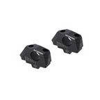 Bar back variable for diam28 handlebars. H=28mm. Back 5/10/15/20/25/30 mm. Black.