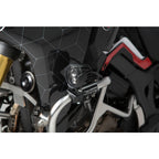EVO fog light set Universal. Black. With crash bar clamps for lights.