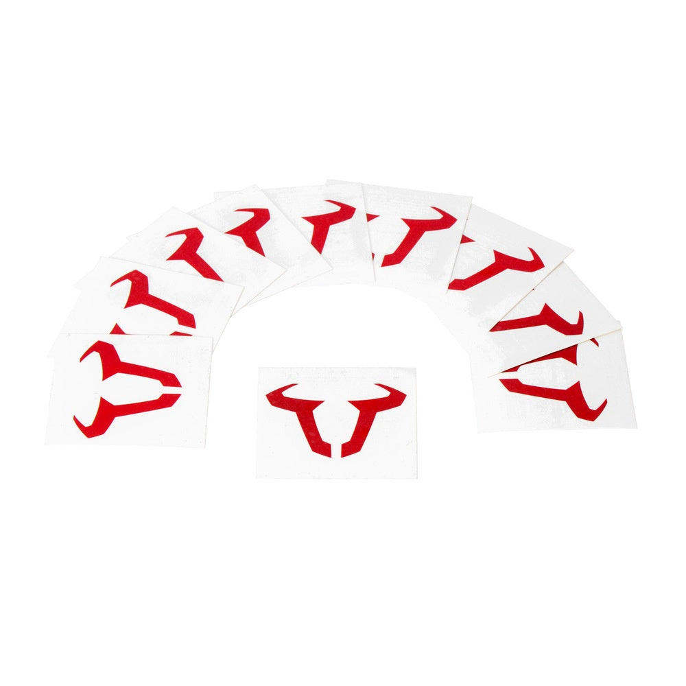 SW-Motech Temporary Bull Tattoo - Red - 10pce