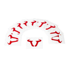 SW-Motech Temporary Bull Tattoo - Red - 10pce
