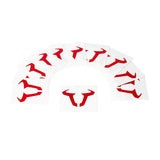 SW-Motech Temporary Bull Tattoo - Red - 10pce