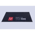SW-Motech Bike Carpet - Black with White/Red Imprint