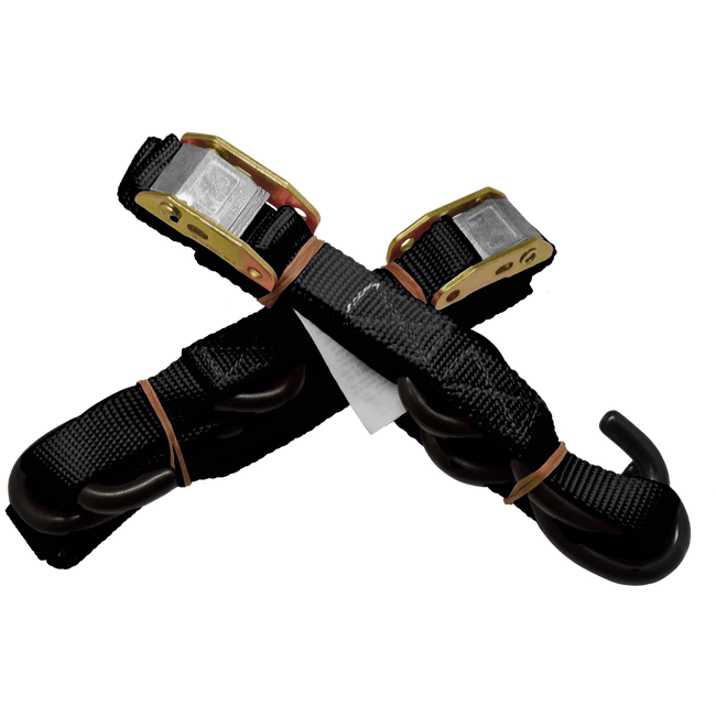 TD1B - 25MM TIE DOWN STRAP/SOFT HOOK BLACK Hover Image