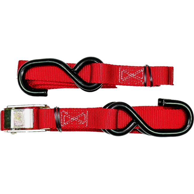 TD1R - 25MM TIE DOWN STRAP/SOFT HOOK RED Hover Image