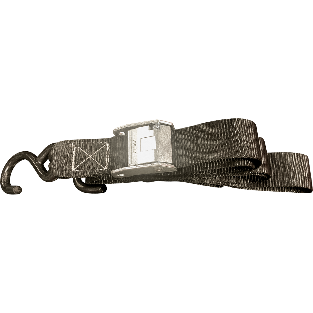 TD2B - 40MM TIE DOWN STRAP/SOFT HOOK BLACK