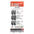 Maxxis Tyre ATV Tyres Pull Up Banner (Includes Zilla, BH 2.0, Coronado