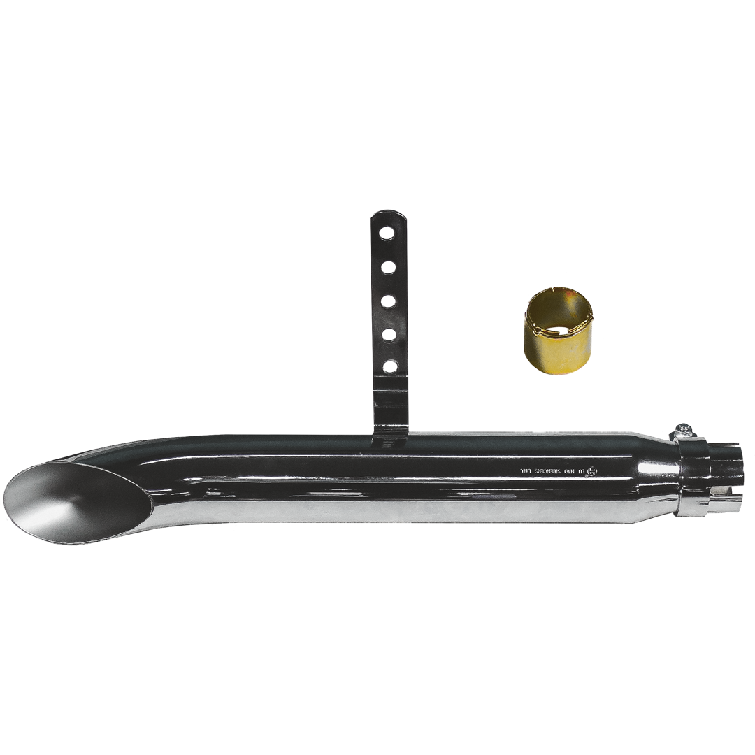 UM40 - UNIVERSAL MUFFLER CHROME TURNOUT