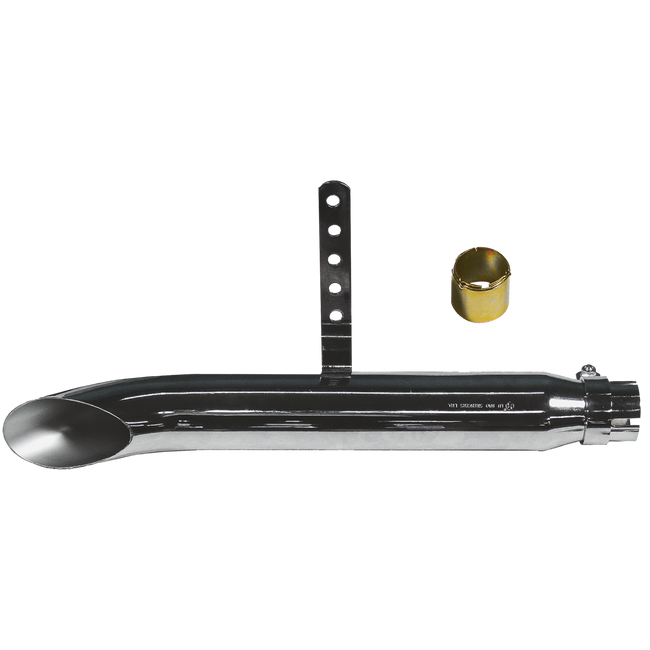 UM40 - UNIVERSAL MUFFLER CHROME TURNOUT Hover Image