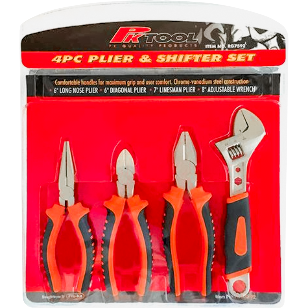 UPCPS - COMBO PLIER/SHIFTER SET (4 PIECE)