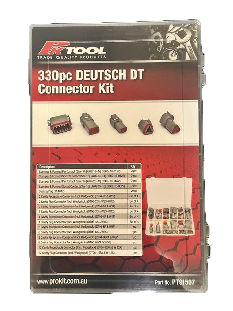 UPKWC1 - WIRE CONNECTOR ASS. 330 PC DEUTSCH STYLE Hover Image