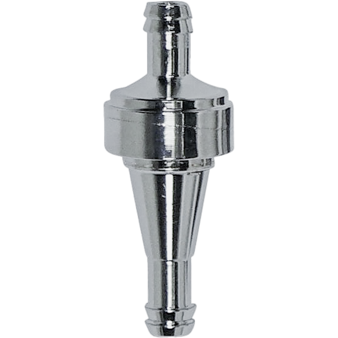 VF204 - ALLOY CONE INLINE FUEL FILTER 6MM (1/4)