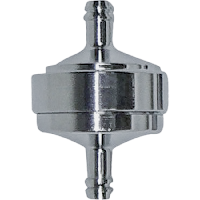 VF207 - ALLOY FAT INLINE FUEL FILTER 8MM (5/16) Hover Image