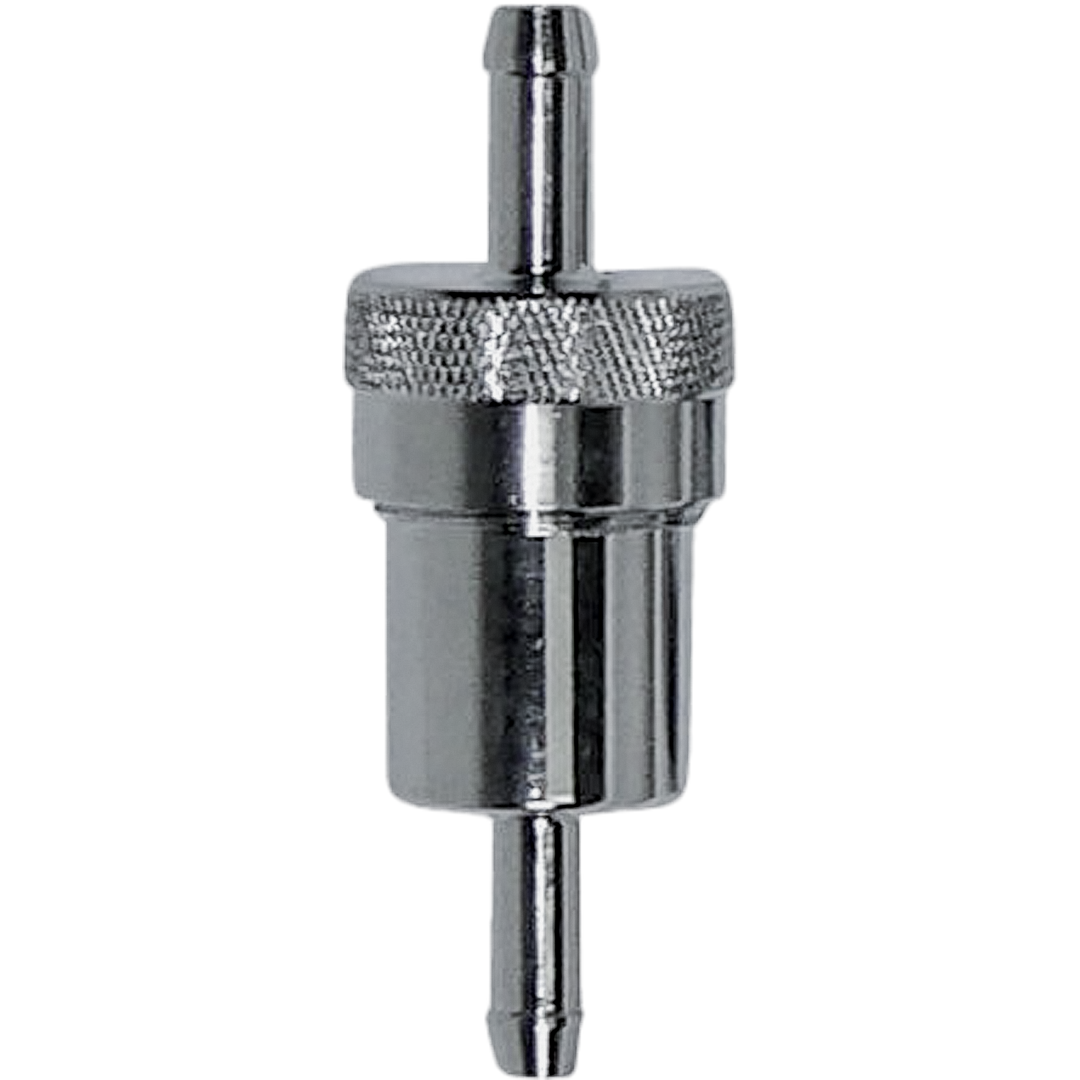 VF208 - ALLOY TALL INLINE FUEL FILTER 6MM (1/4)