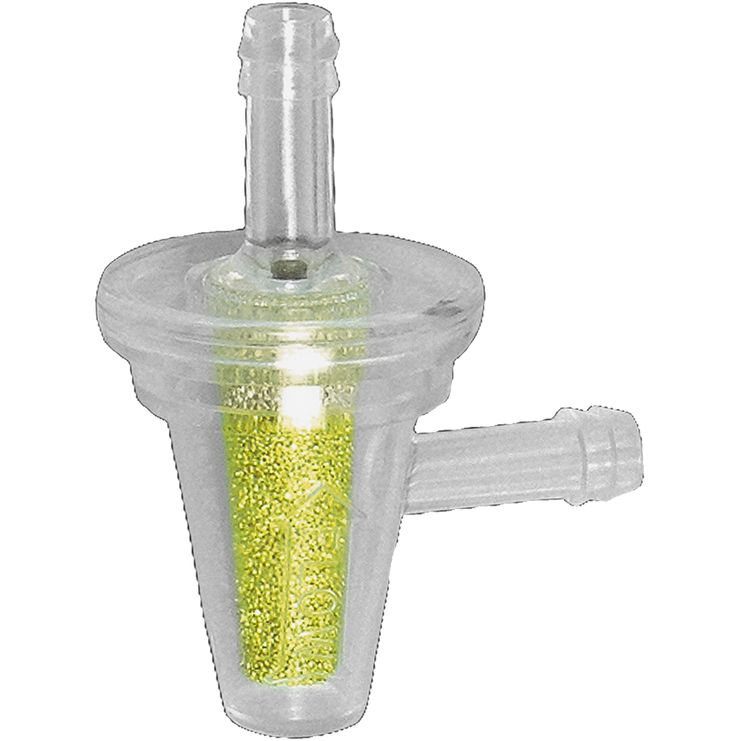VF707 - 90 DEGREE MOTO GOLD  FILTER 1/4" (5/BAG)