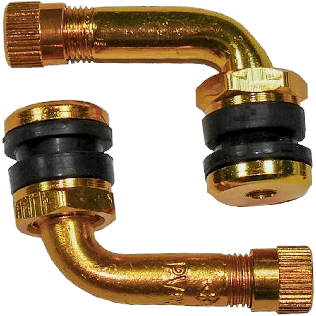 VS6G - ALLOY 90 DEGREE VALVE STEM GOLD