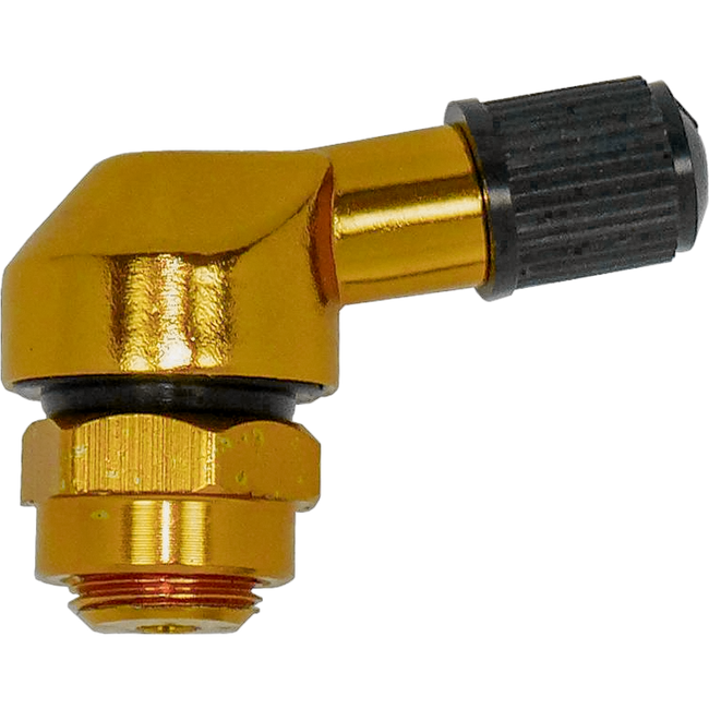 VS9 - ALLOY RIGHT ANGLE VALVE STEM 10MM GOLD Hover Image
