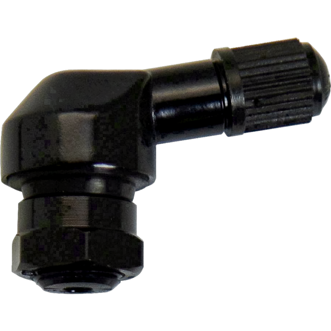 VS9B - ALLOY RIGHT ANGLE VALVE STEM 10MM BLK Hover Image