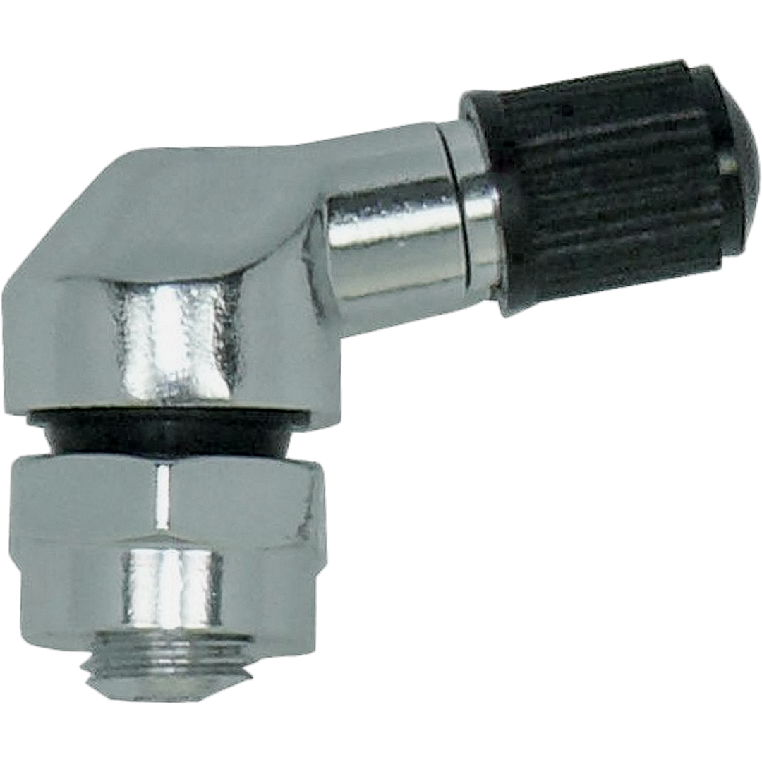 VS9S - ALLOY RIGHT ANGLE V.STEM 10MM SILVER