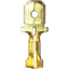 WT16S - SHORT MALE SPADE TERMINAL (100/PKT)