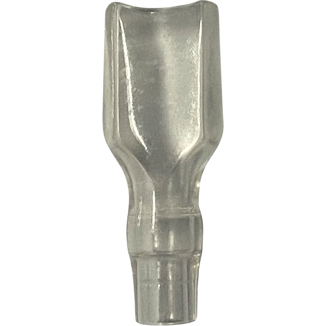 WT18 - FEMALE SPADE PLASTIC SLEEVE (100PKT)