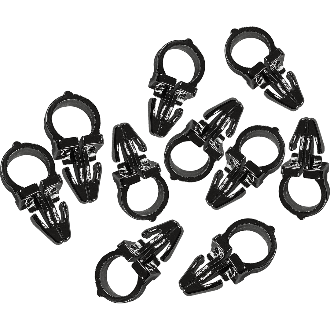 WTR2 - H/BAR WIRING RETAINER 3/8" CHROME