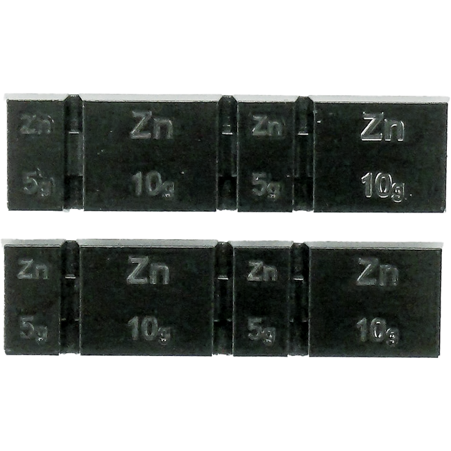 WWB1 - WHEEL WEIGHT 5/10 GRAM BLACK (2PCS/BAG) Hover Image