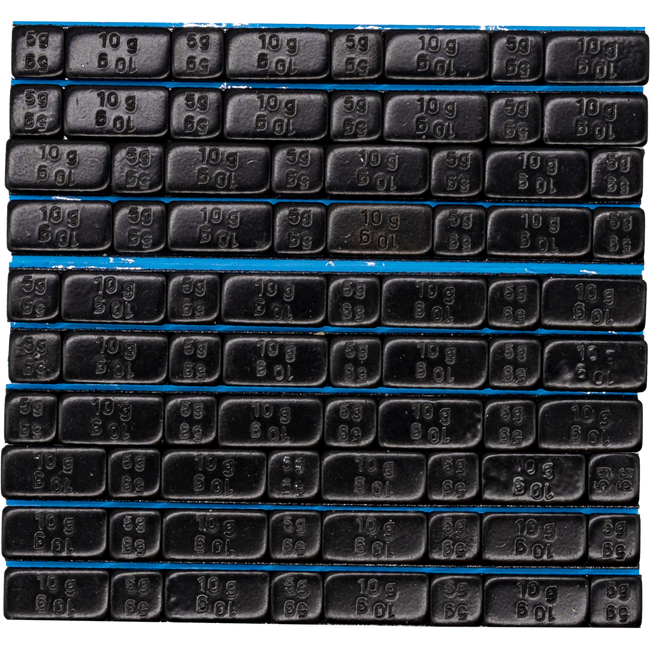 WWBN - WHEEL WEIGHT NARROW 5/10 GRAM BLACK (10 / BAG) Hover Image