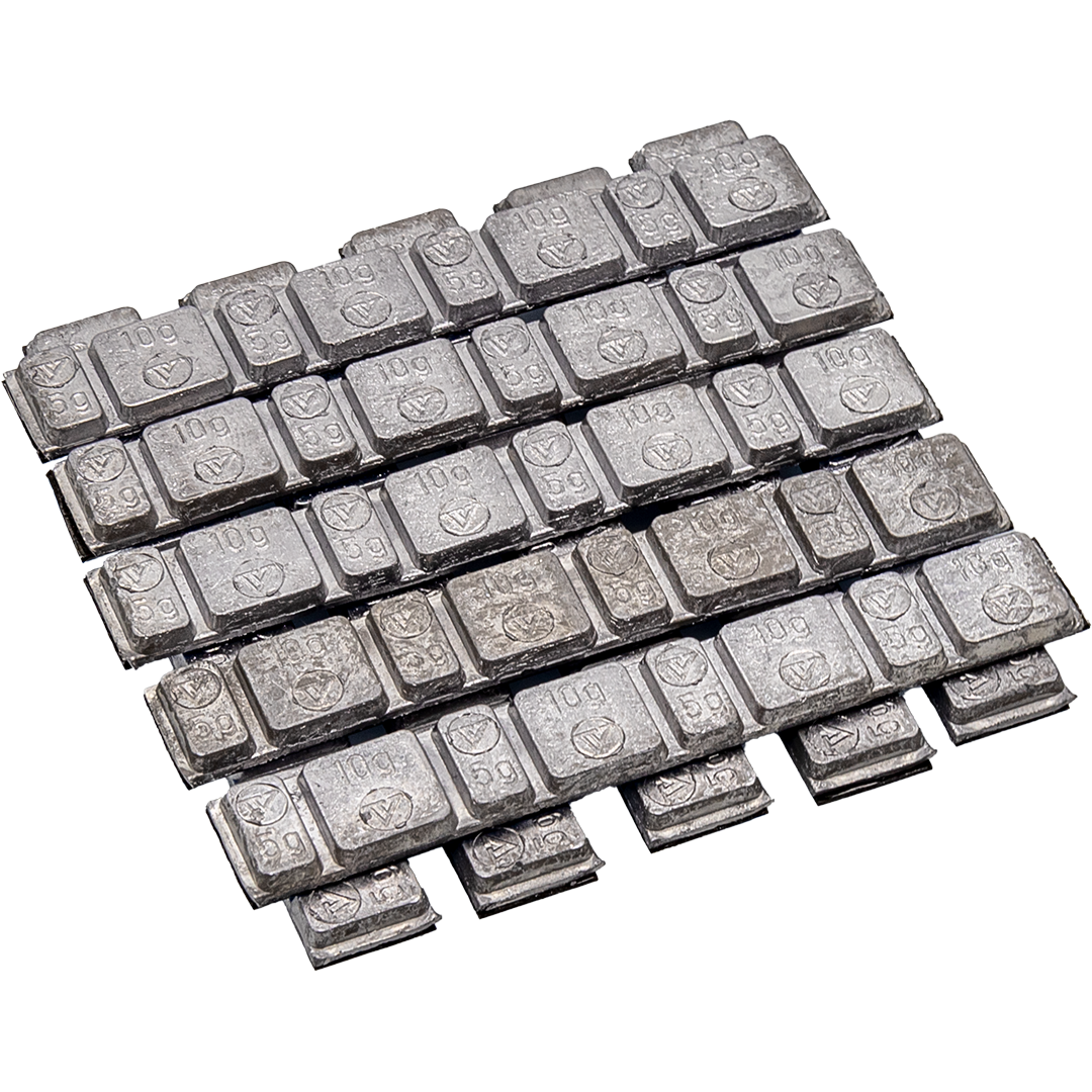 WWS100 - 5 & 10GR NARROW LEAD W/WEIGHT STRIPS (100/BOX)
