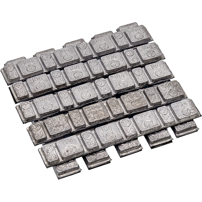 WWS100 - 5 & 10GR NARROW LEAD W/WEIGHT STRIPS (100/BOX) Hover Image